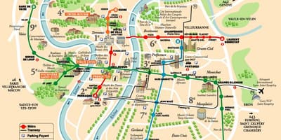 地図を歩くツアーの地図
