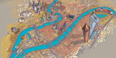 地図のリヨンボート