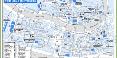 地図のリヨンセンター